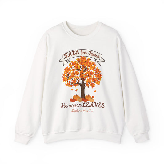 Fall for Jesus Crewneck Sweatshirt