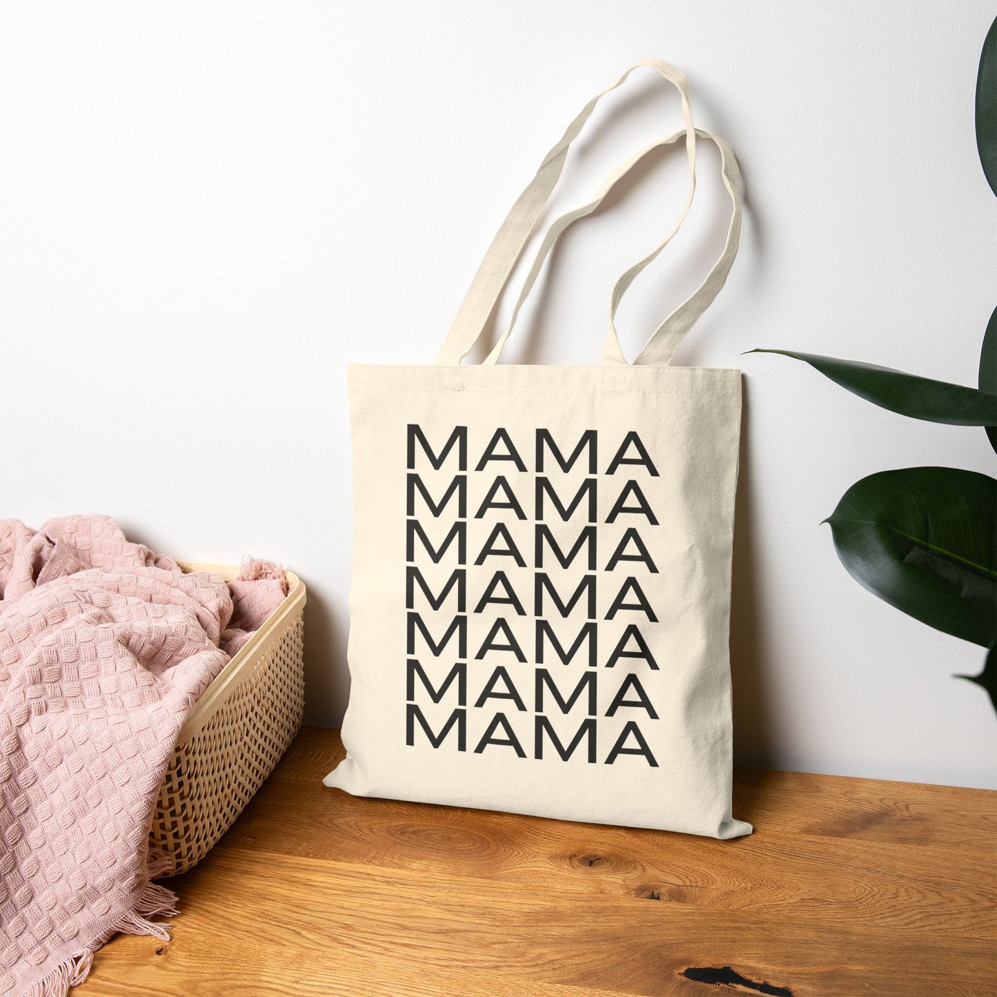 Mama Cotton Canvas Tote Bag