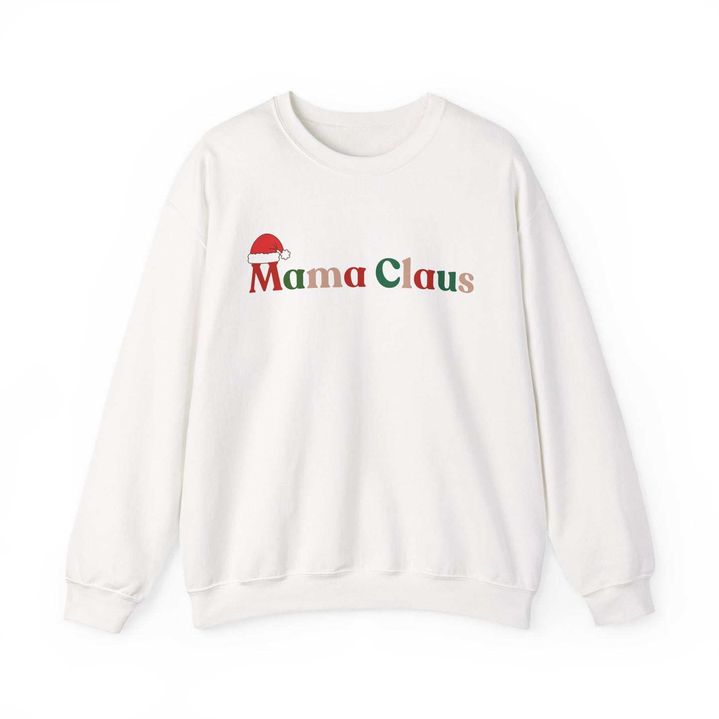 Mama Claus Sweatshirt - Christmas Holiday Crewneck for Moms