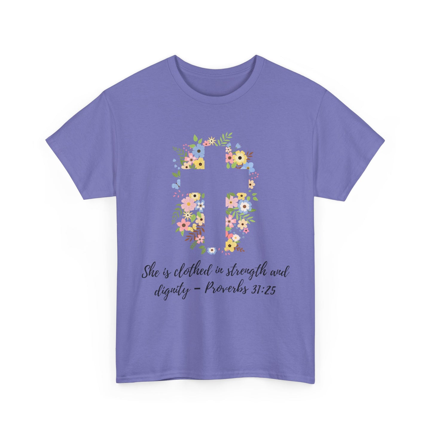 Faith-Inspired Floral Tee