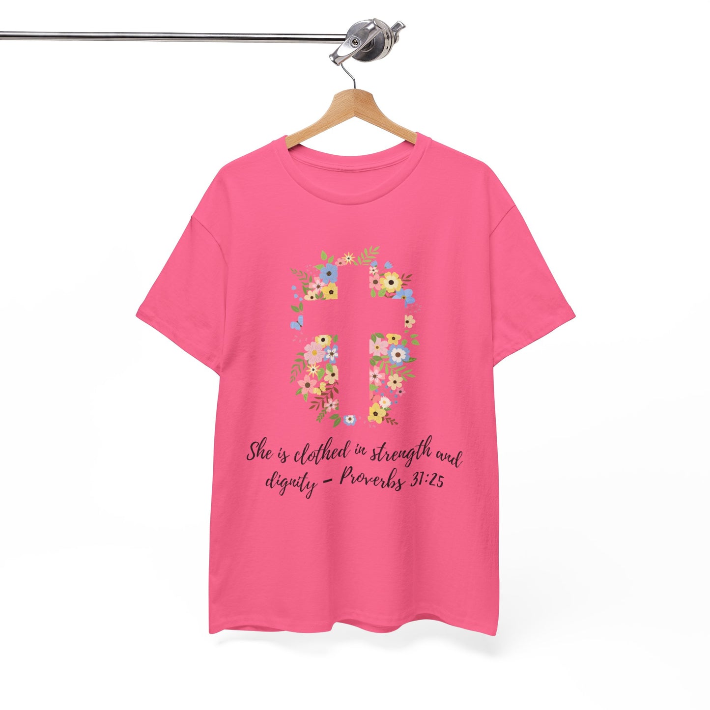 Faith-Inspired Floral Tee