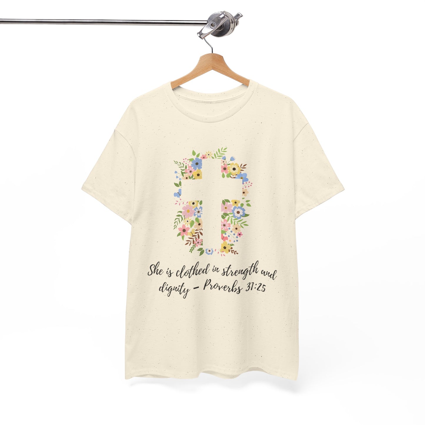 Faith-Inspired Floral Tee