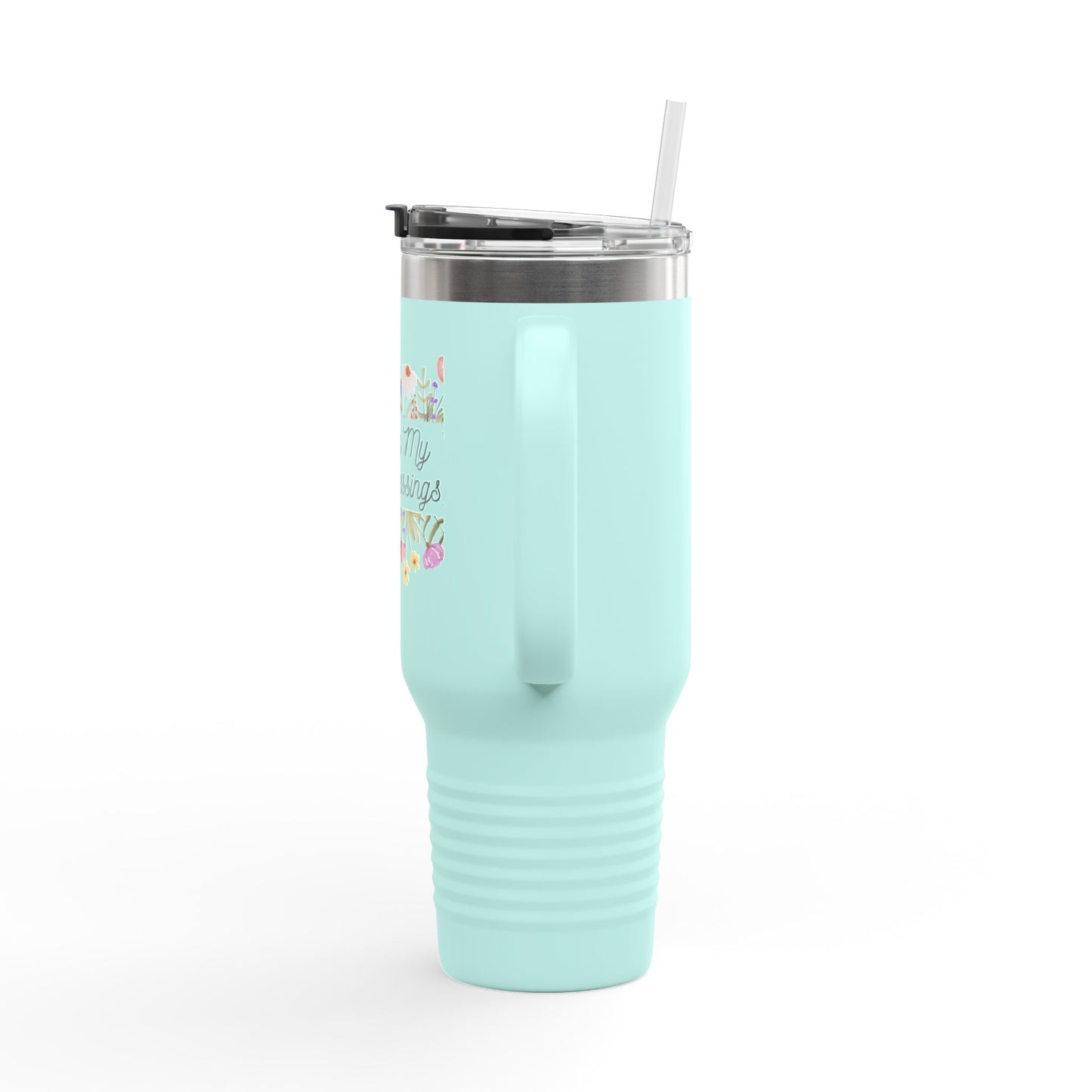 Floral Insulated Travel Mug