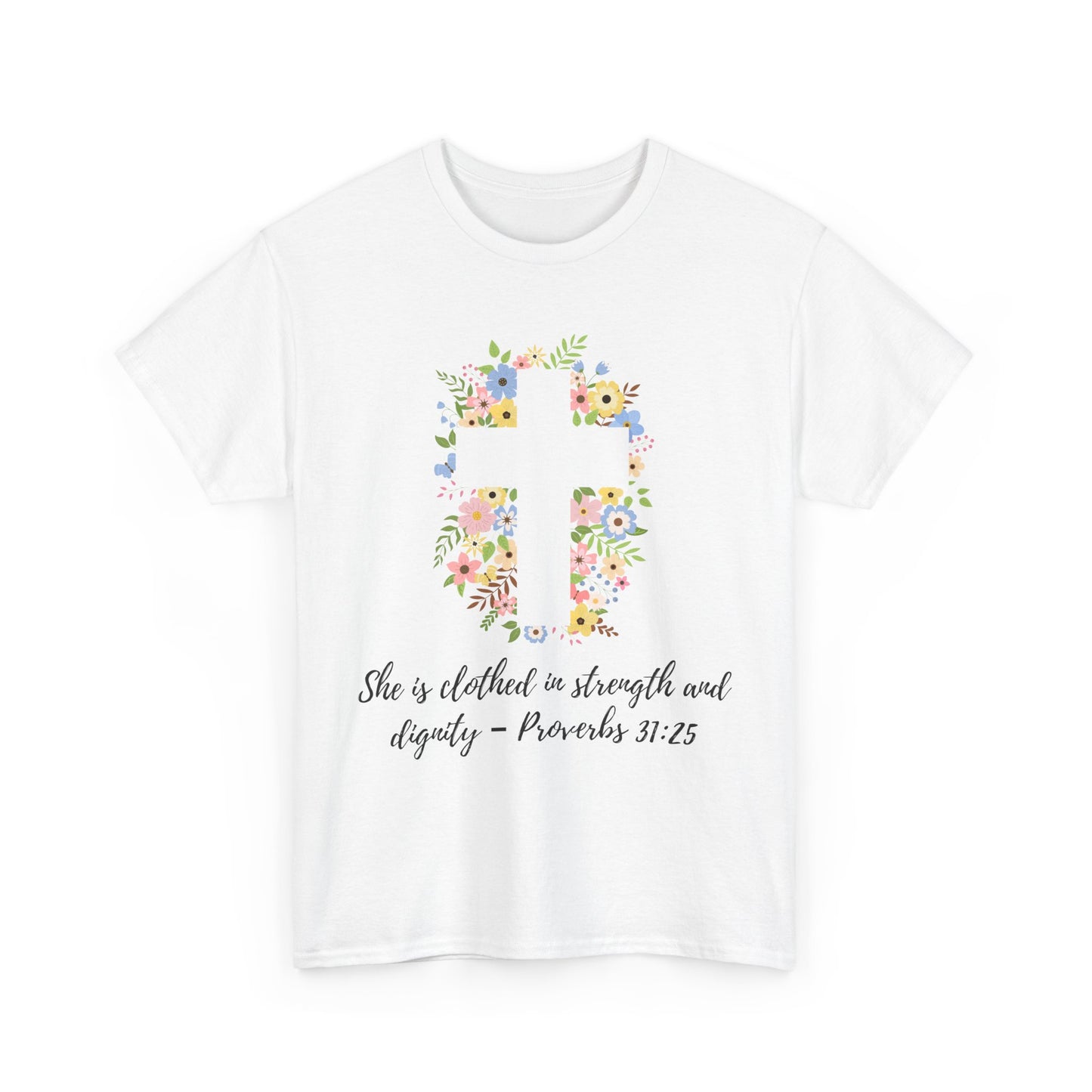 Faith-Inspired Floral Tee