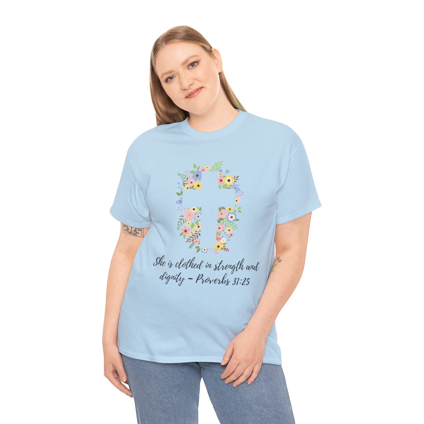 Faith-Inspired Floral Tee