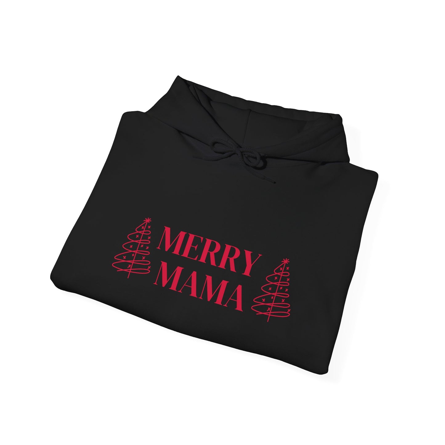 Merry Mama Hoodie —Holiday Christmas Sweatshirt for Moms