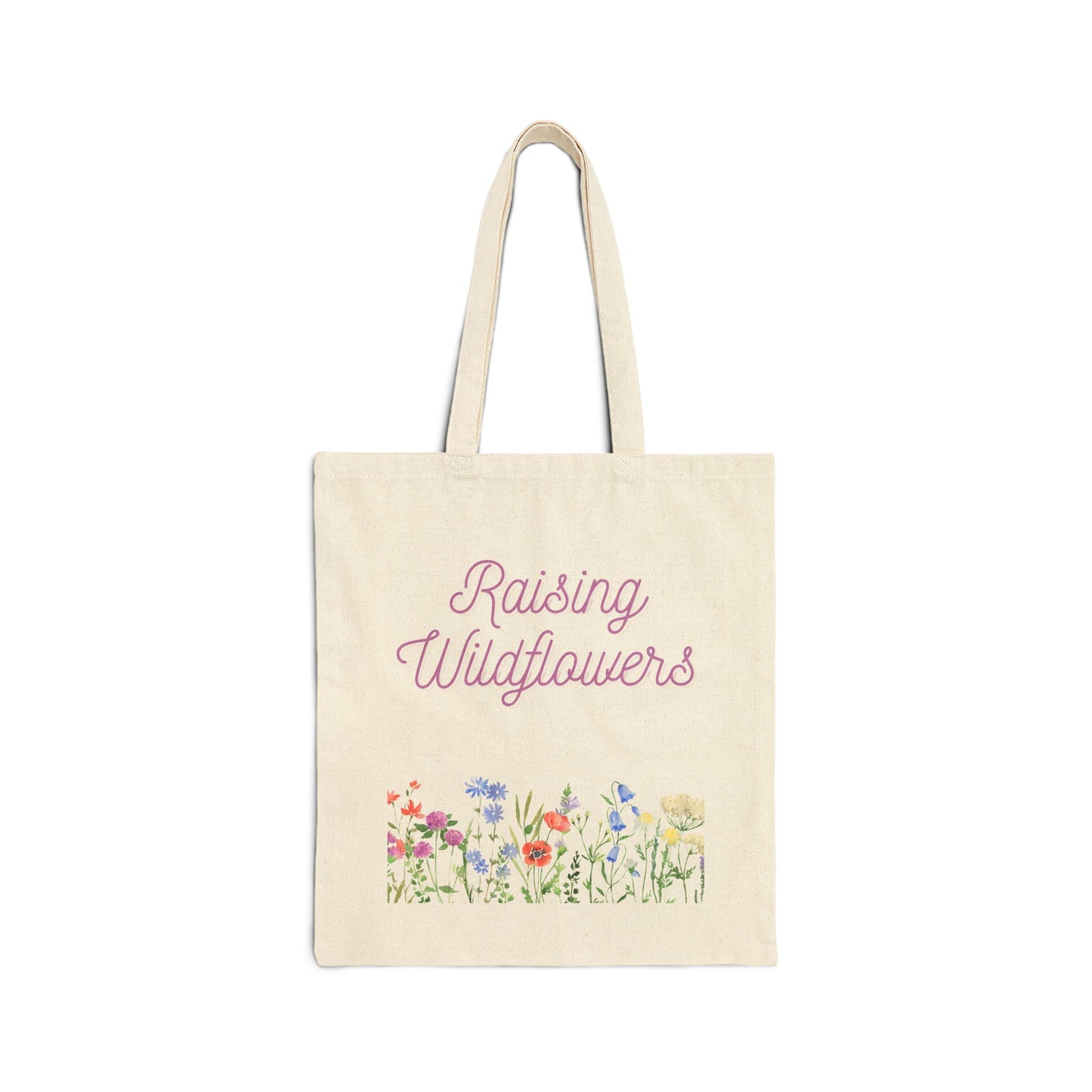 Floral Cotton Tote Bag