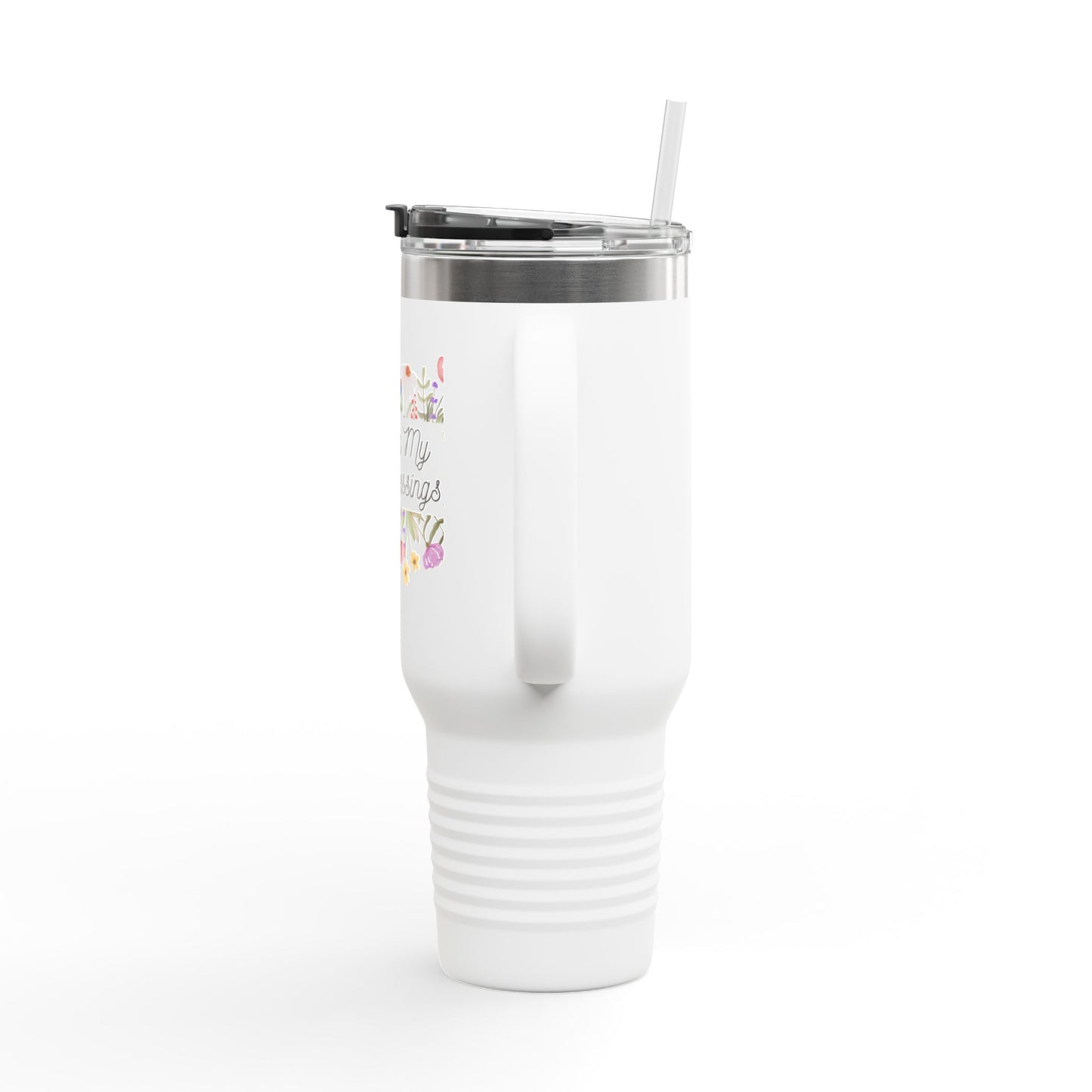 Floral Insulated Travel Mug