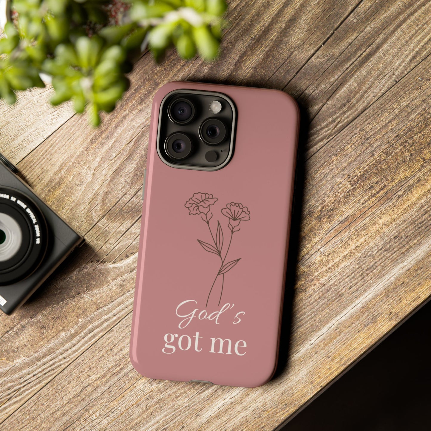 God's Got Me Floral Phone Case