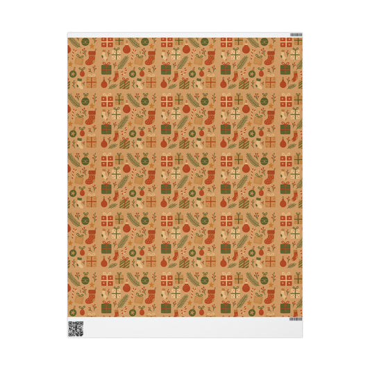 Christmas Evergreen wrapping paper