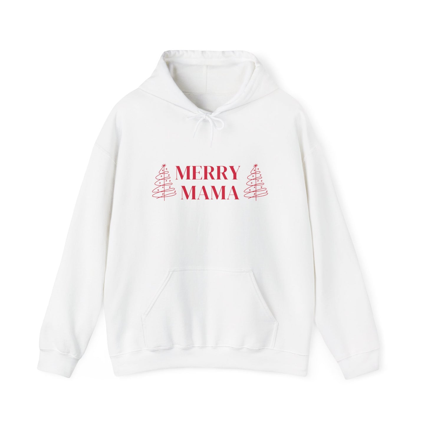 Merry Mama Hoodie —Holiday Christmas Sweatshirt for Moms