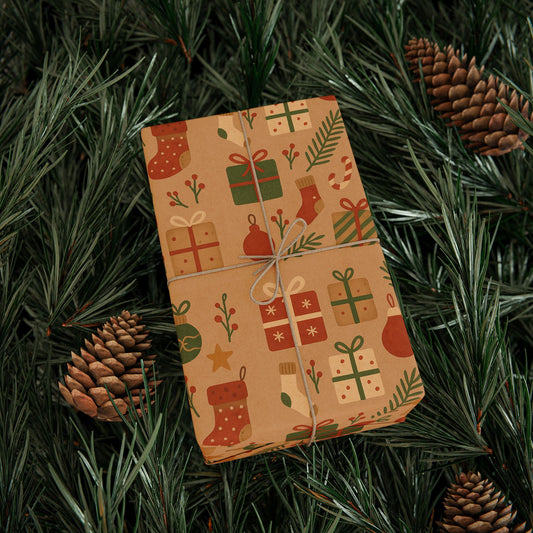 Christmas Evergreen wrapping paper