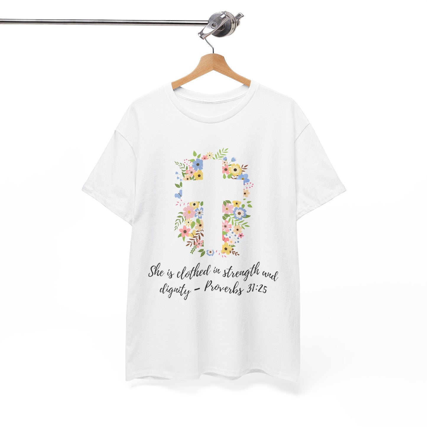 Faith-Inspired Floral Tee