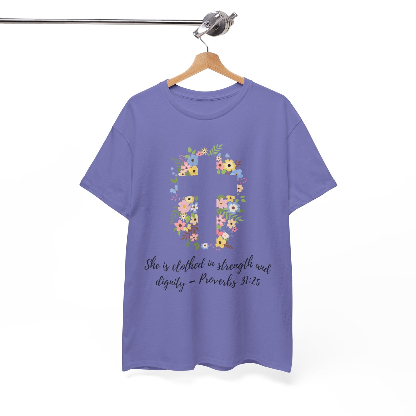 Faith-Inspired Floral Tee