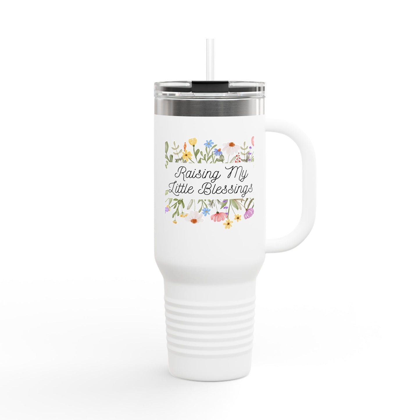 Floral Insulated Travel Mug