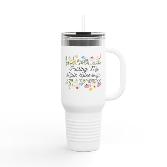 Floral Insulated Travel Mug