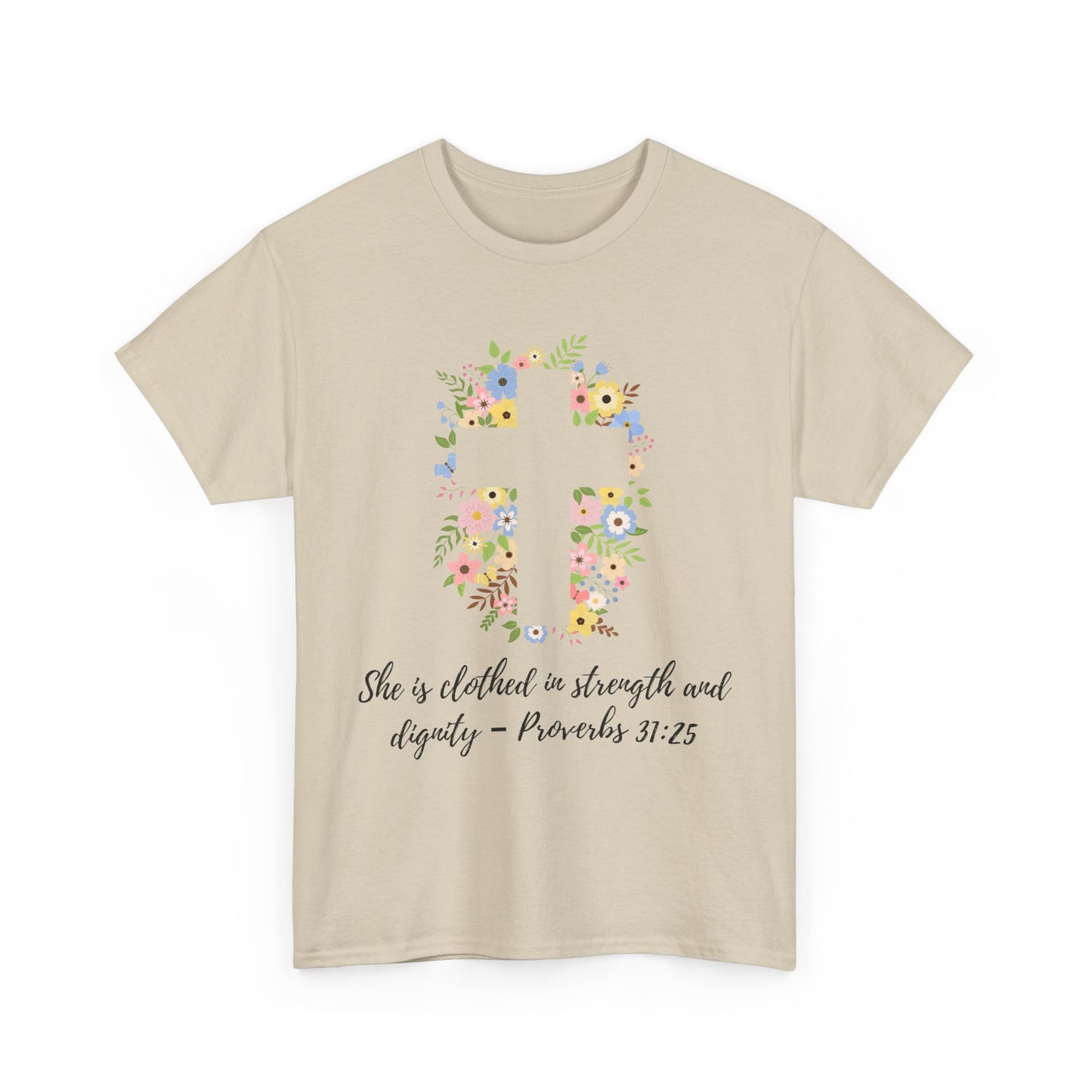 Faith-Inspired Floral Tee