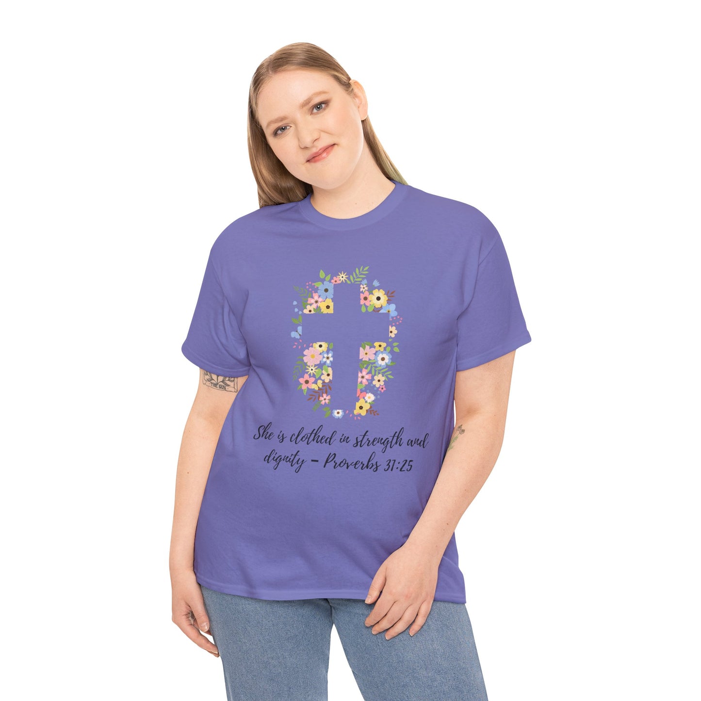 Faith-Inspired Floral Tee