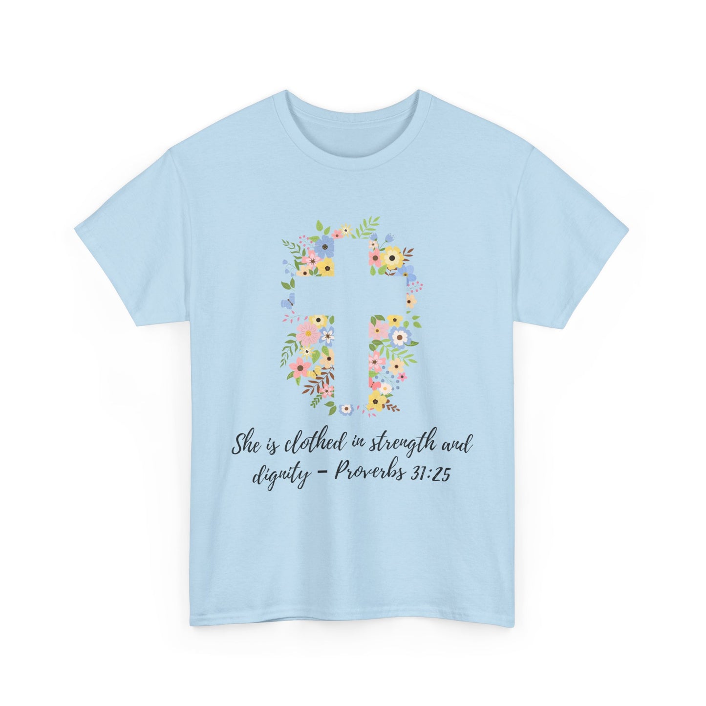Faith-Inspired Floral Tee