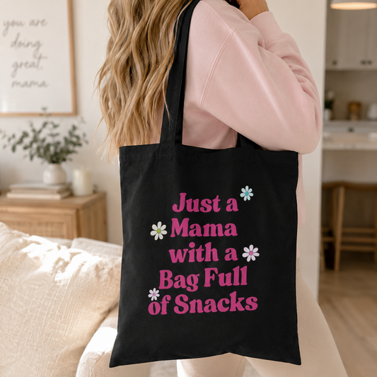 Mama Snack Tote Bag