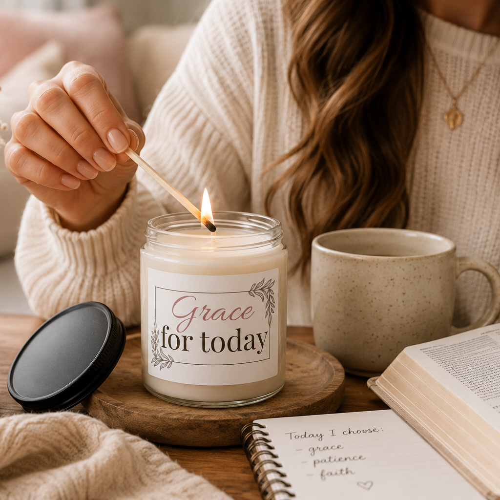 Grace for Today Candle