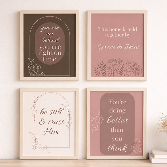 Grace in Motherhood – 4 Poster Set